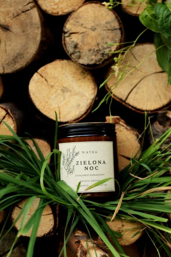 świeca sojowa Zielona noc 225 ml 1.JPG