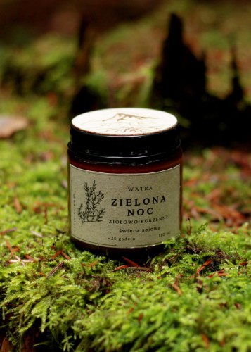 świeca sojowa Zielona noc 110ml 2.JPG